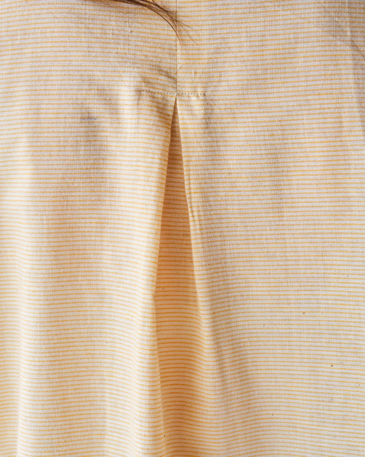 Etta Blouse | Yellow Handloom Cotton - Image 4