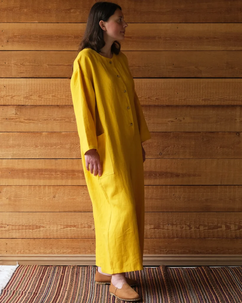 Amelia Jumpsuit | Marigold Irish Linen