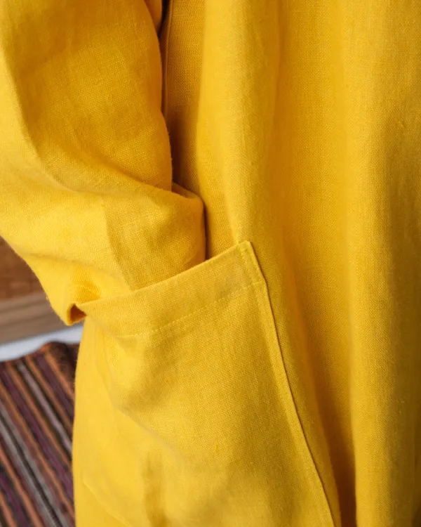 Amelia Jumpsuit | Marigold Irish Linen