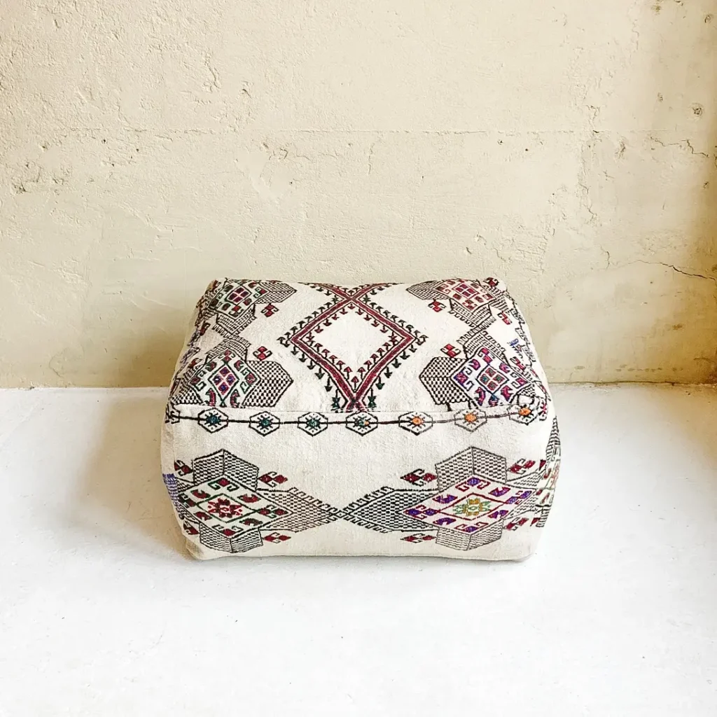 Vintage Kilim Pouffe