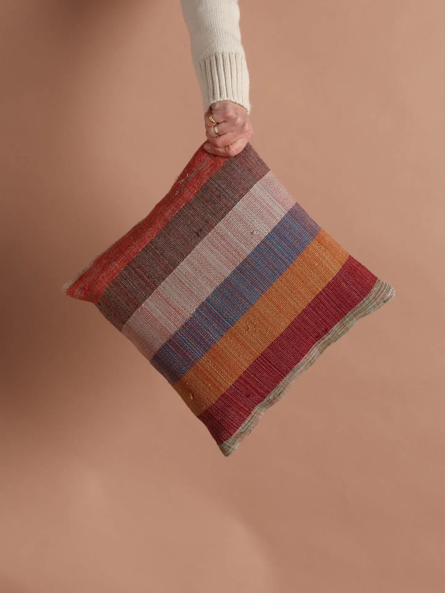Stripped Kilim Cushion - Image 1