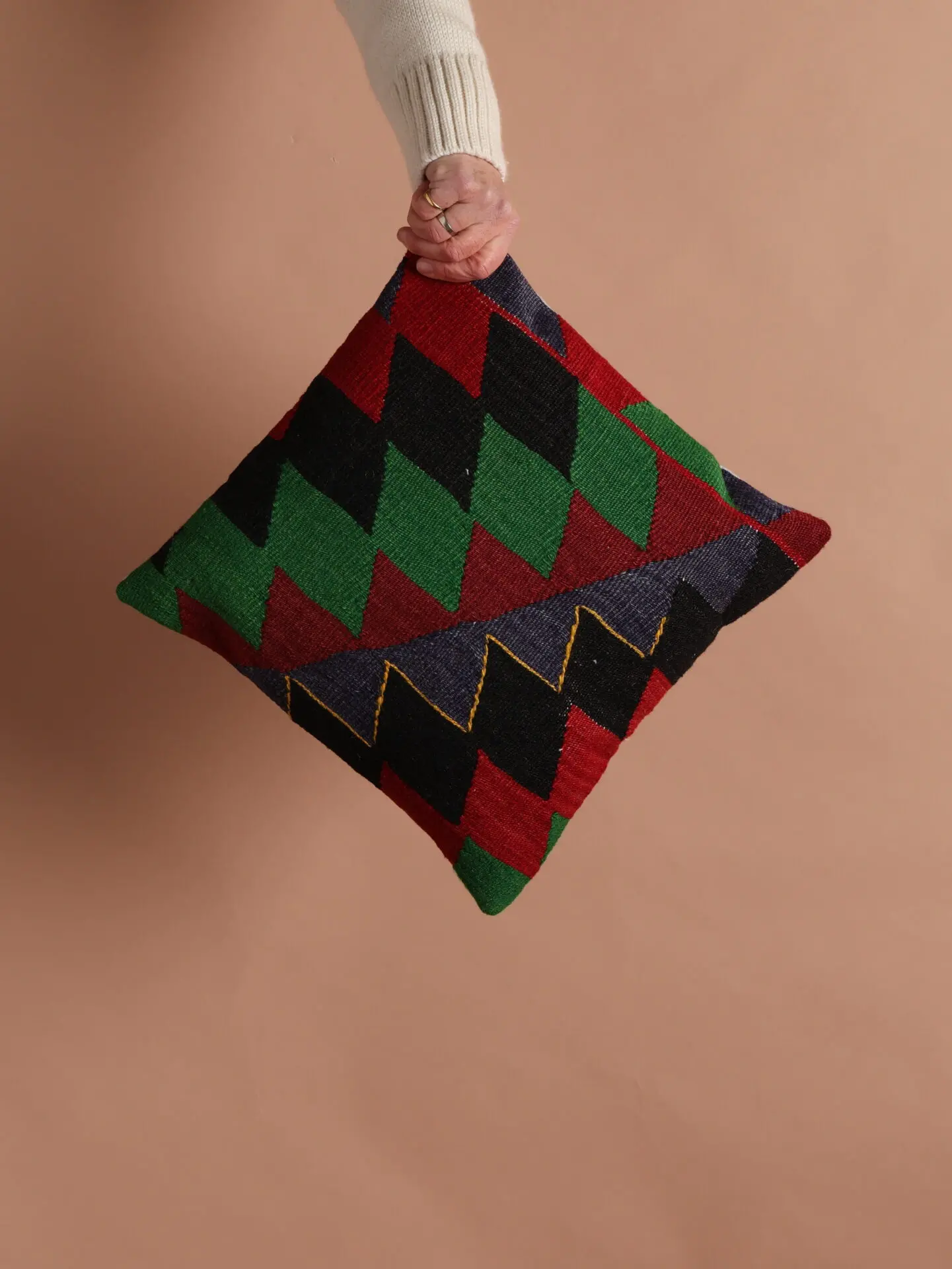 Geometric Kilim Cushion - Image 2