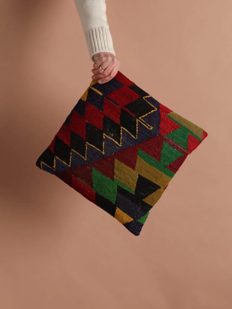 Geometric Kilim Cushion