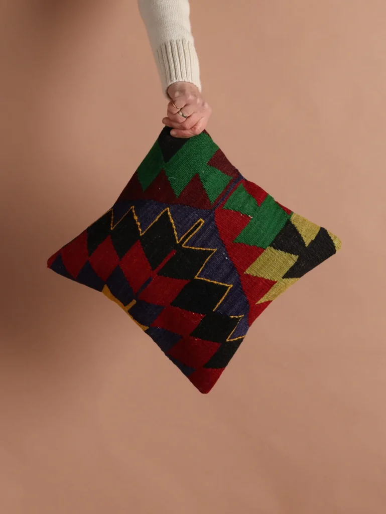 Geometric Kilim Cushion