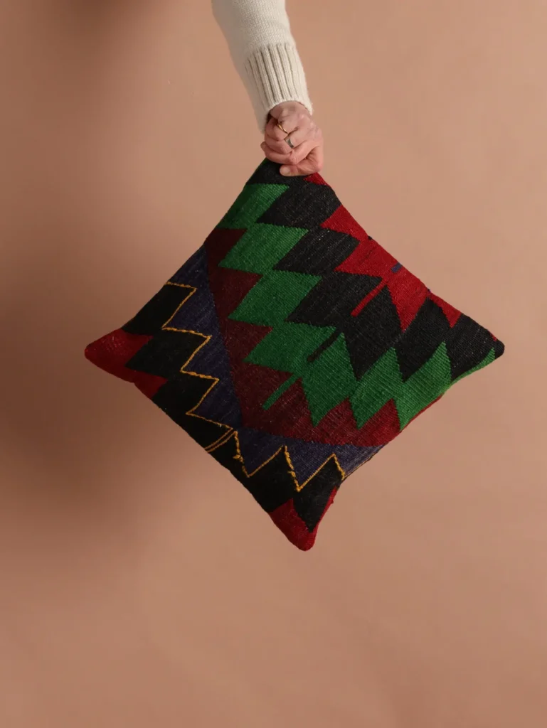 Geometric Kilim Cushion