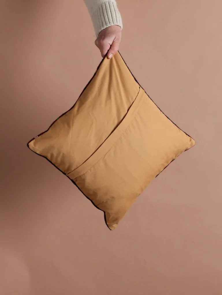 Checked Kilim Cushion