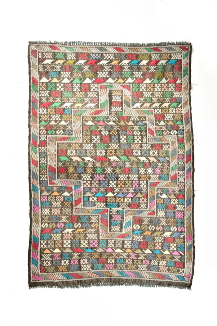 Medium Moroccan Kilim Rug - Image 1