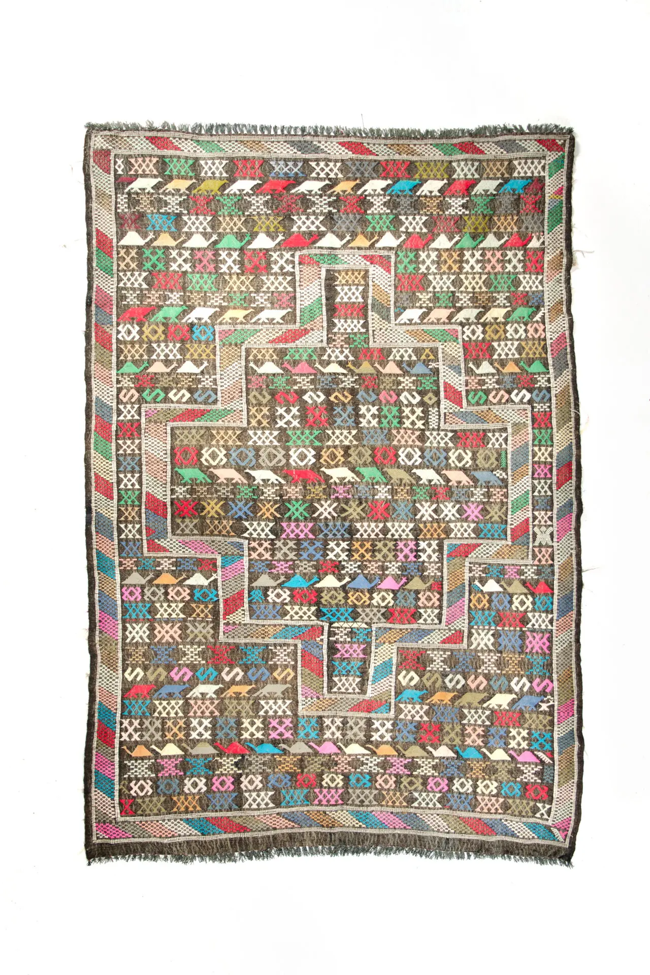 Medium Moroccan Kilim Rug - Image 1