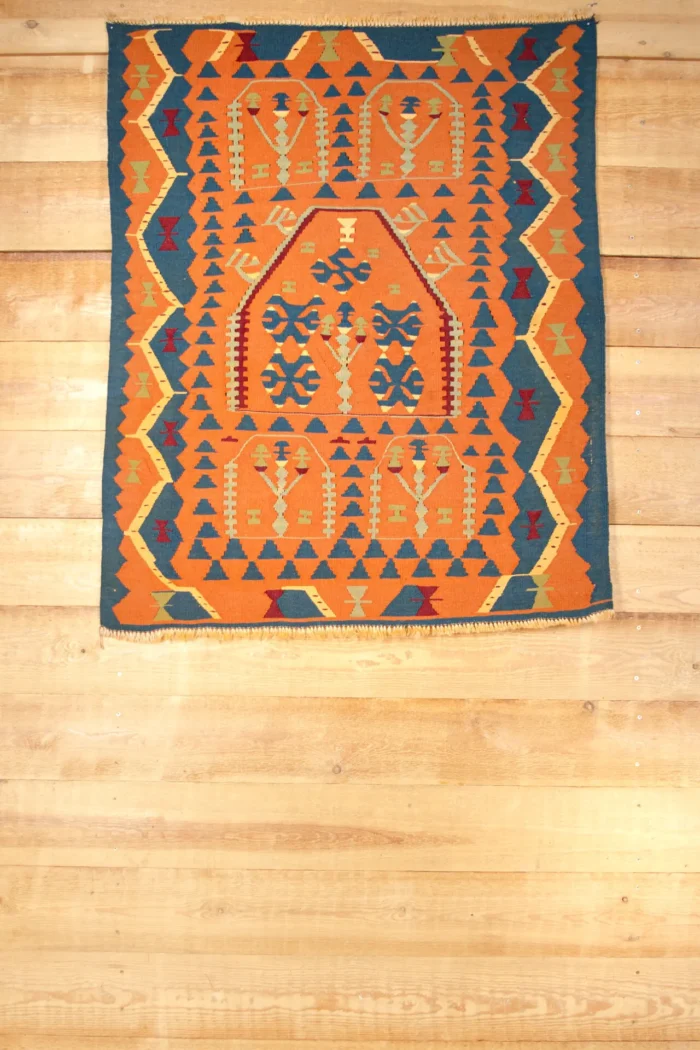 Small Turkish Kilim Rug - Image 2