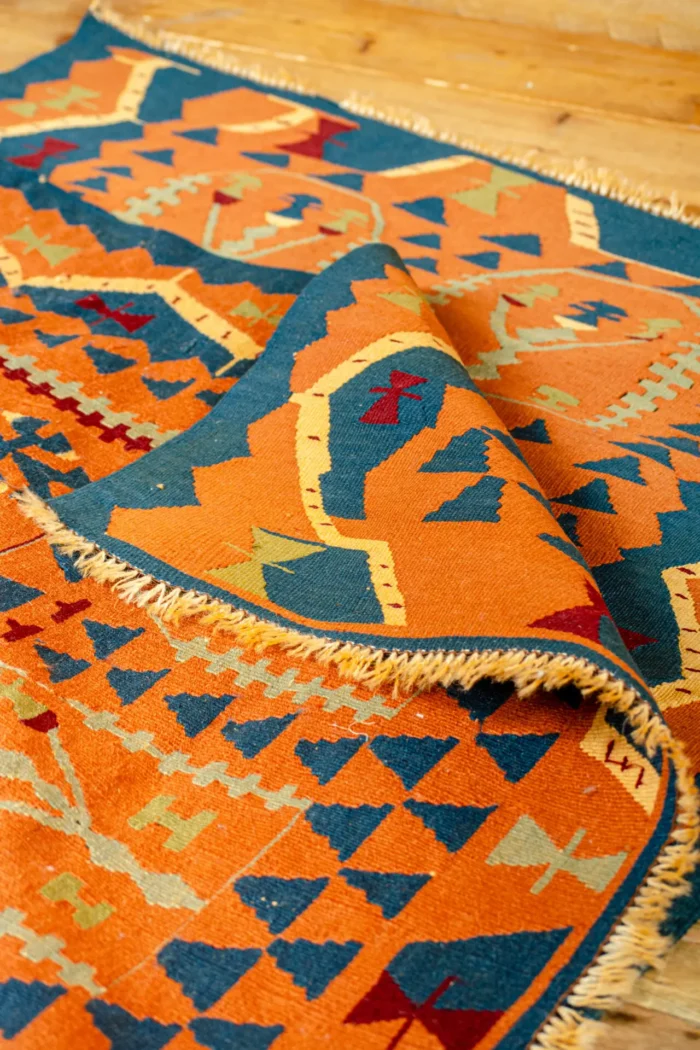 Small Turkish Kilim Rug - Image 3