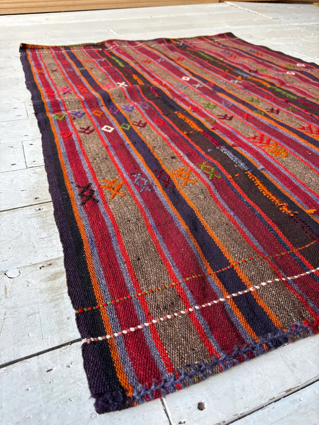 Small Turkish Kilim Rug - Image 1