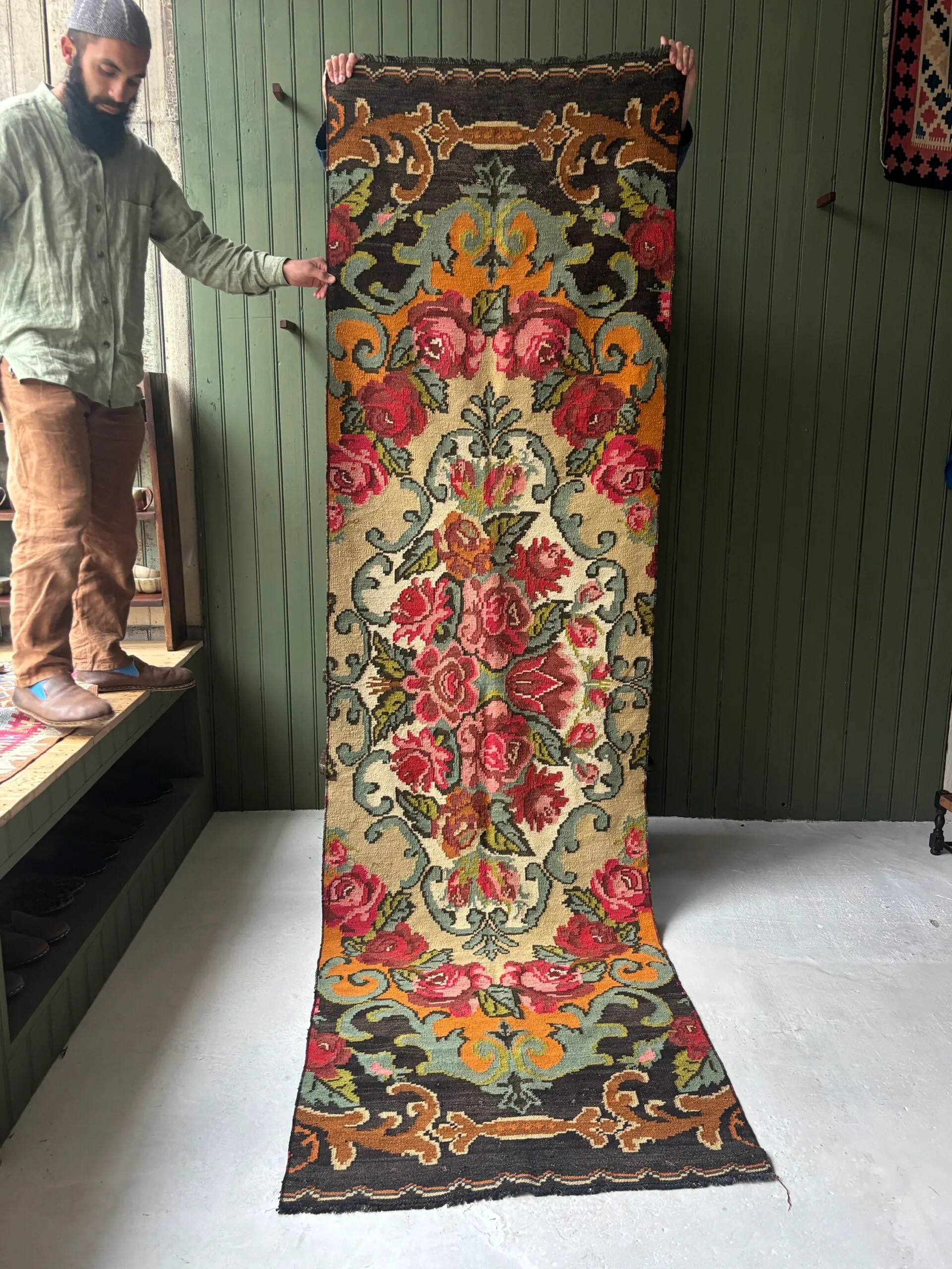 Large Moldovan Kilim Runner - Image 1
