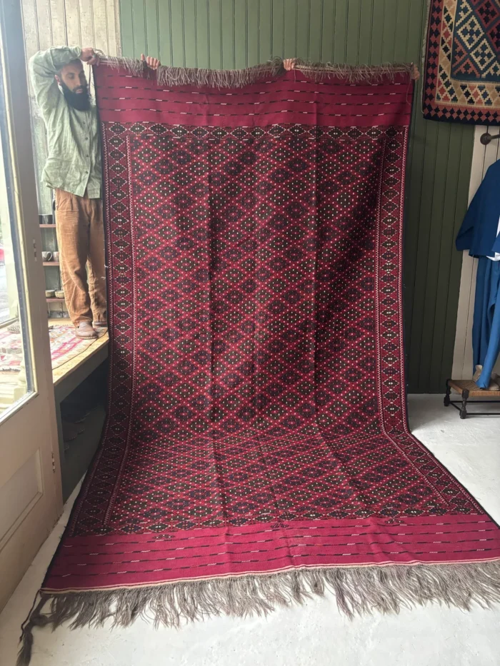 Large Turkmen Kilim Rug - Image 1