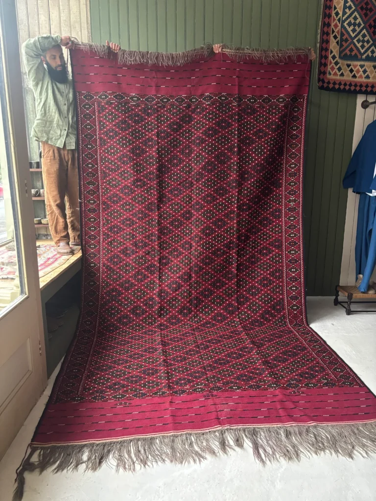 Large Turkmen Kilim Rug