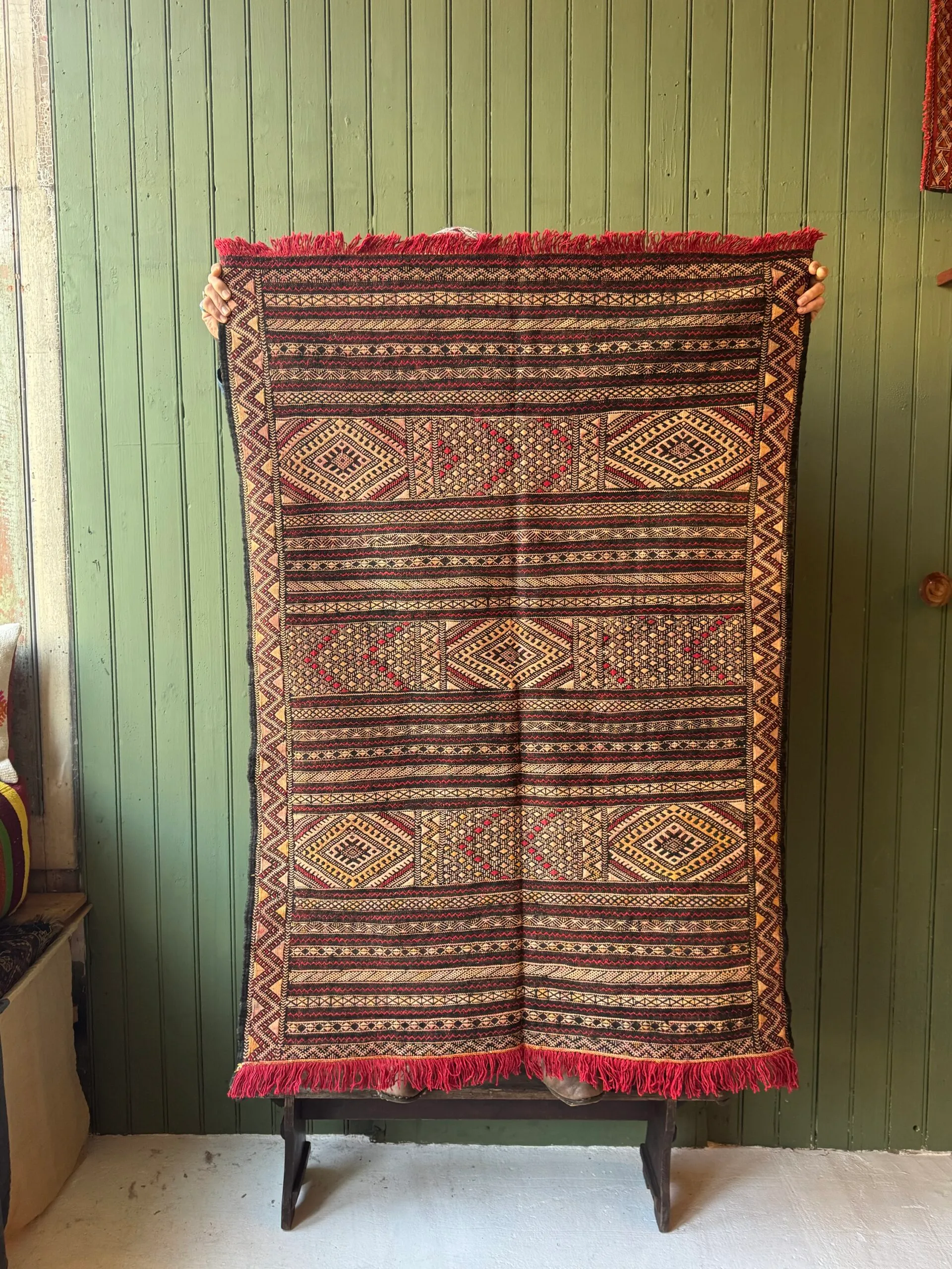 Small Moroccan Kilim Rug - Image 1