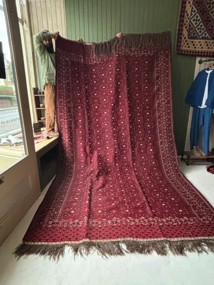 Large Turkmen Kilim Rug - Image 1