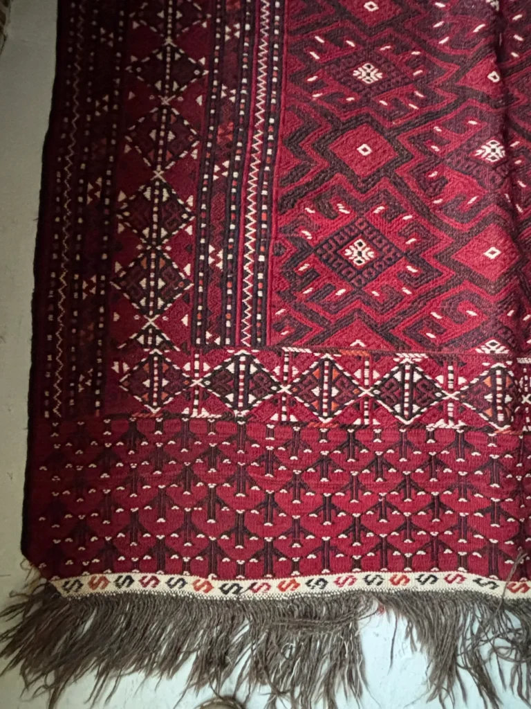 Large Turkmen Kilim Rug