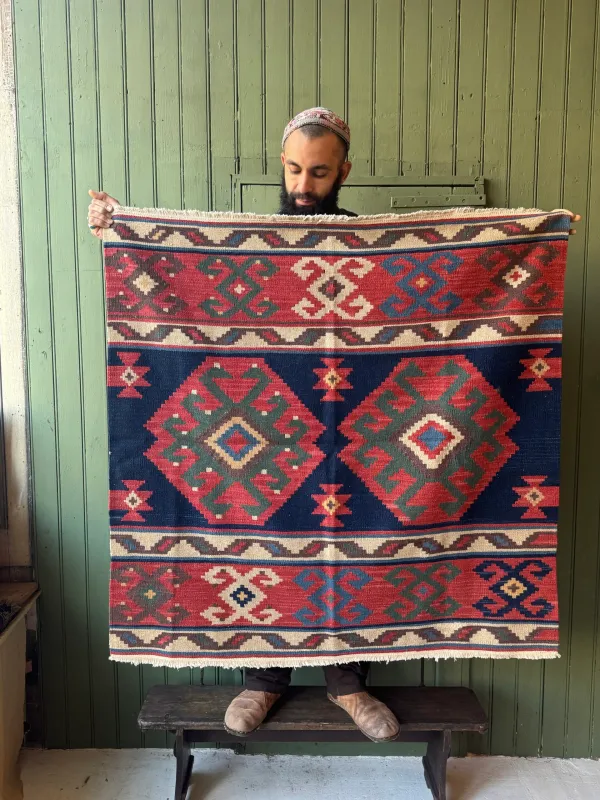 Small Anatolian Kilim Rug