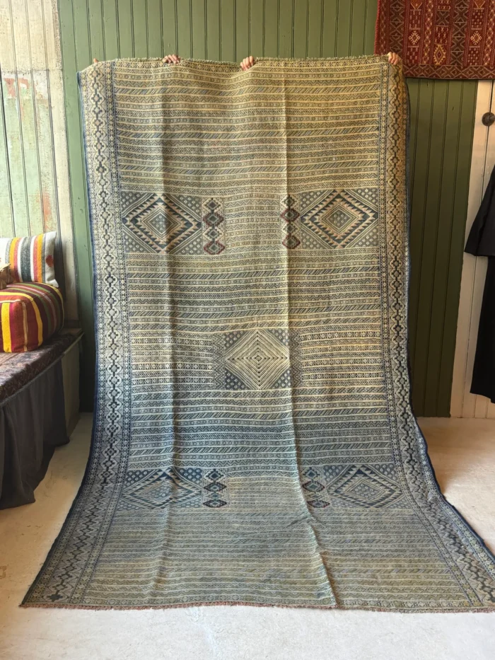 Large Moroccan Kilim Rug - Image 1