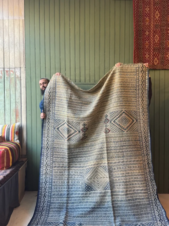 Large Moroccan Kilim Rug - Image 2