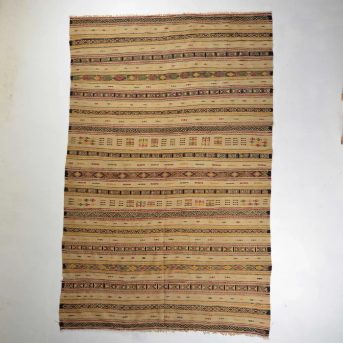Large Moroccan Kilim Rug - Image 4