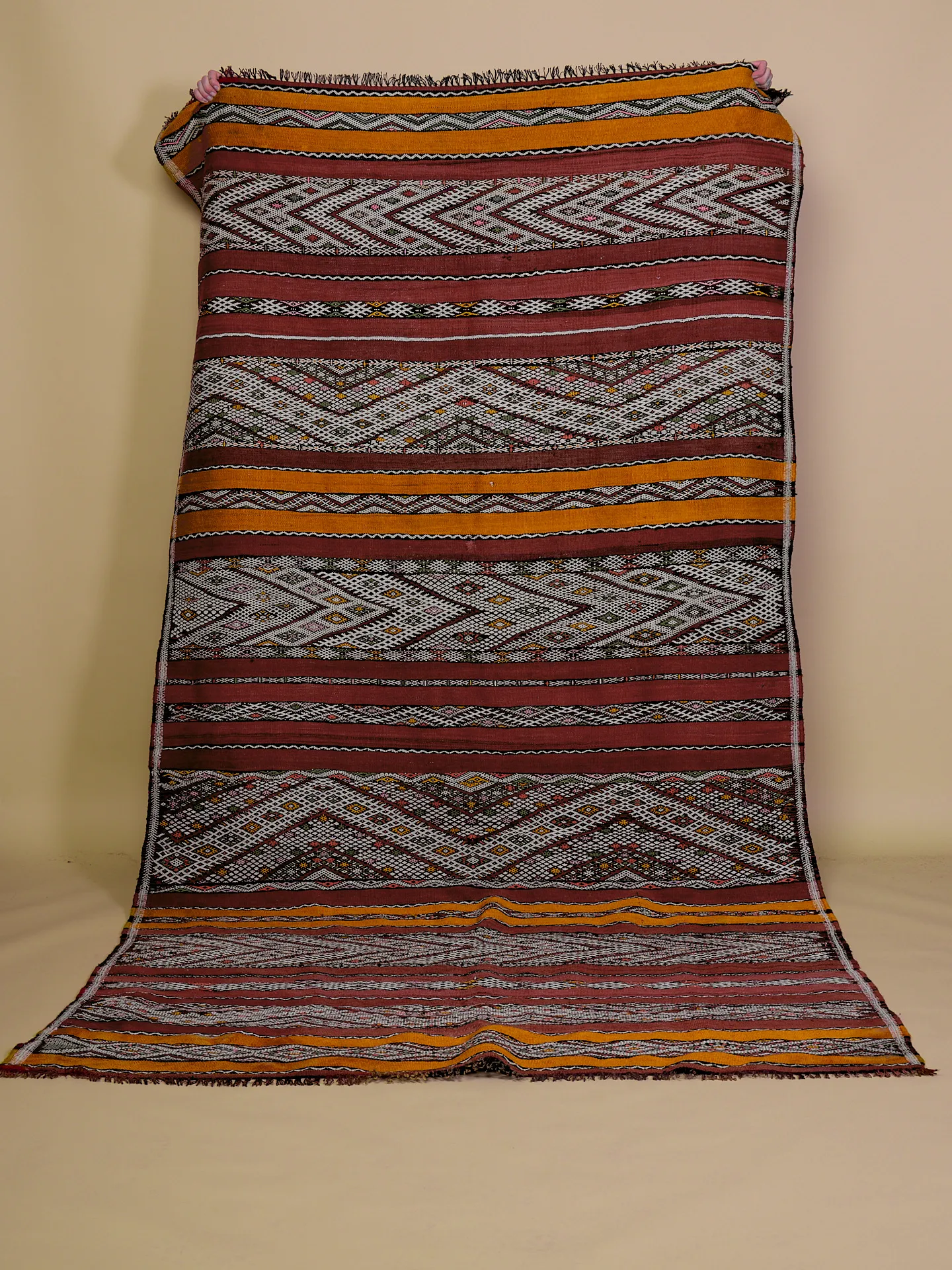 Large Moroccan Kilim Rug - Image 1