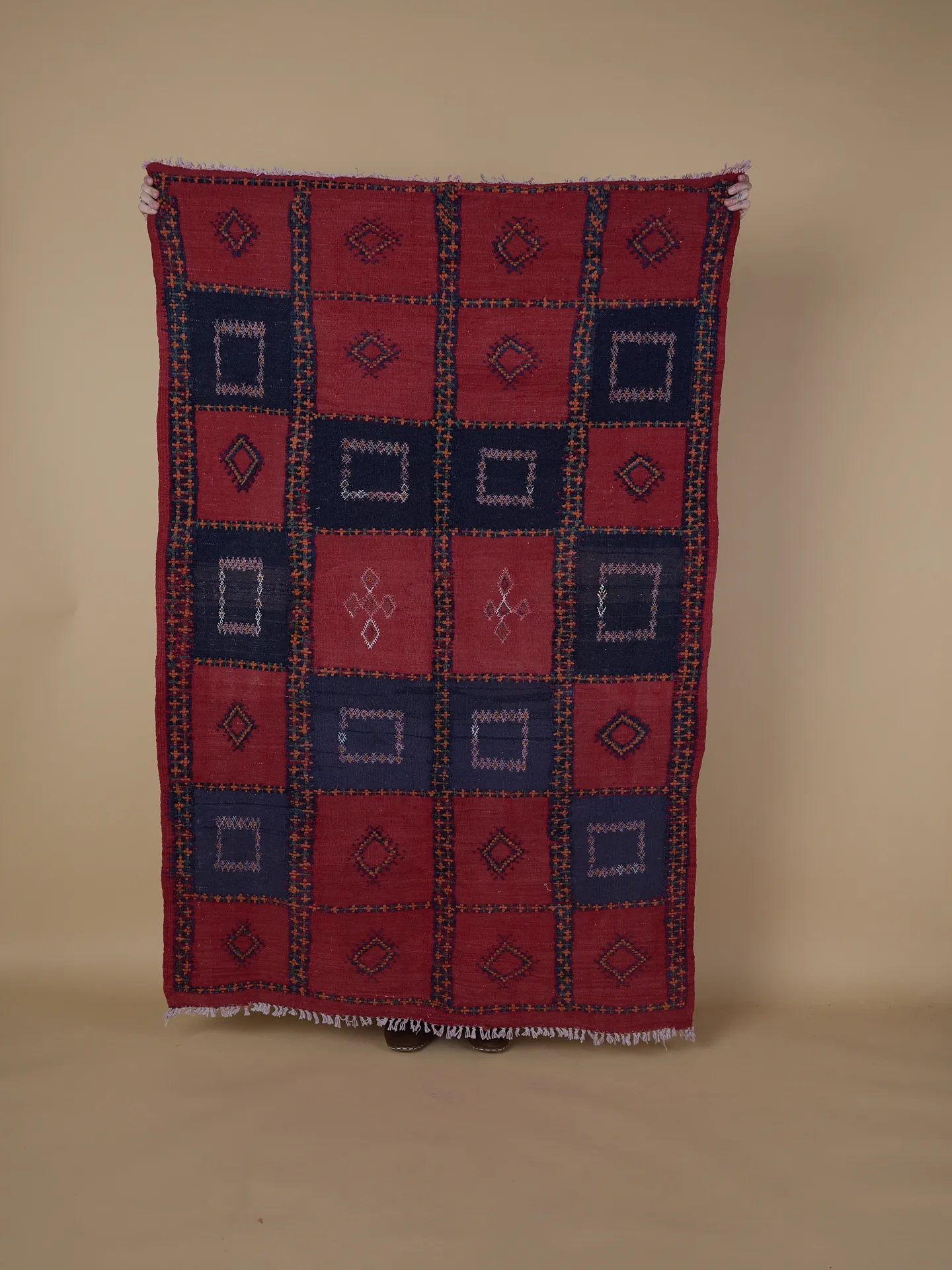 Medium Moroccan Kilim Rug - Image 1
